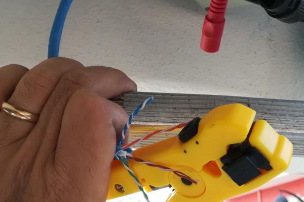 Cablaggio Cat.6 per videosorveglianza IP