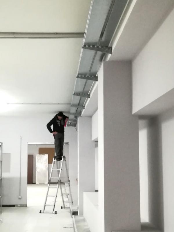 Cablaggio strutturato rete dati in un deposito